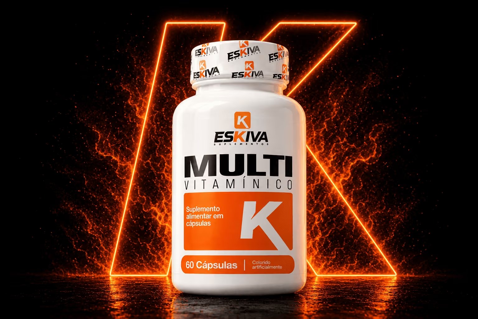 Multivitamínico Nutrição & Vitalidade 60 Cápsulas Eskiva